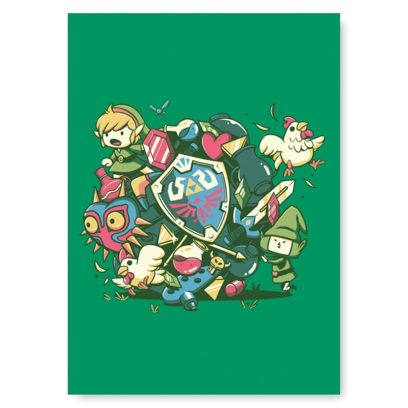 Póster Japonés Épico A3