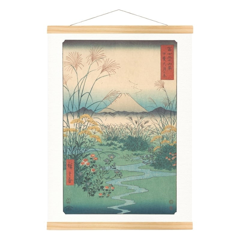 Póster Japonés Llanura de Ōtsuki A3
