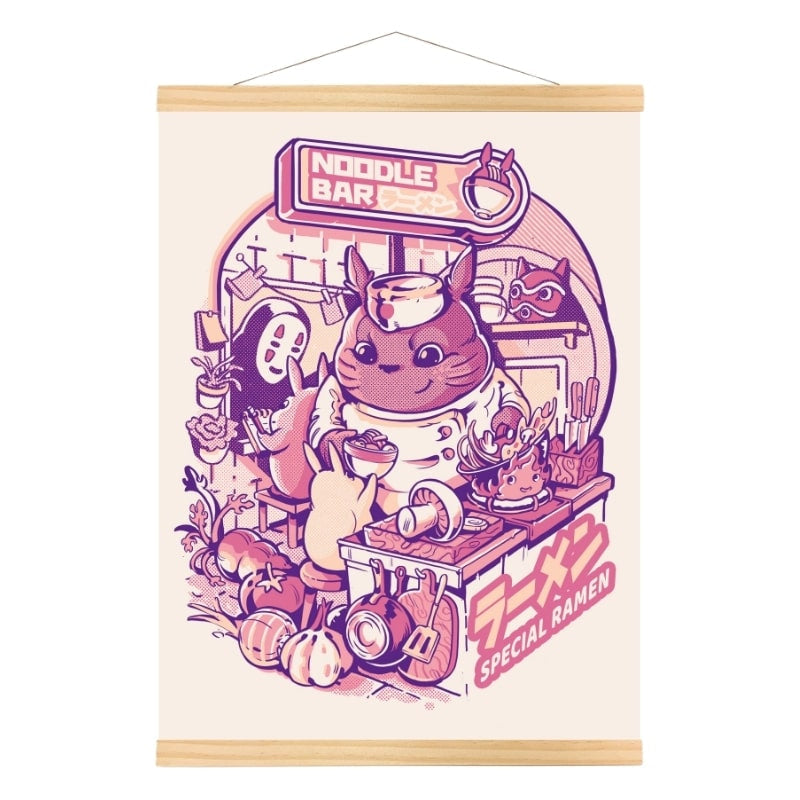 Póster Japonés Noodles A3