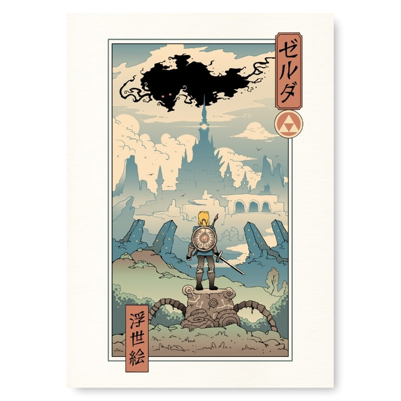 Póster Japonés Ukiyo-e The Legend A3