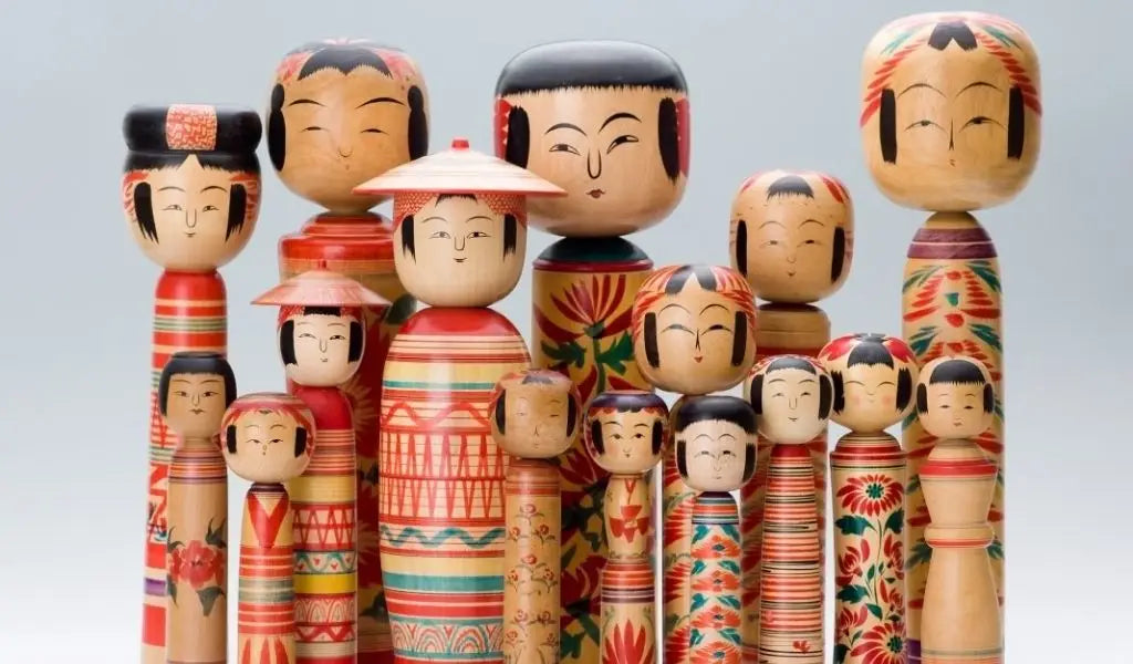 muñecas japonesas tradicionales kokeshi