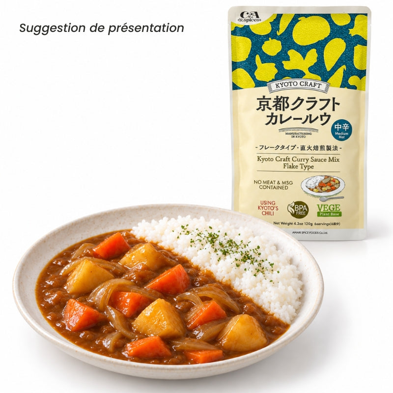 Preparado para Curry Japonés – Picante Medio – Kyoto Craft