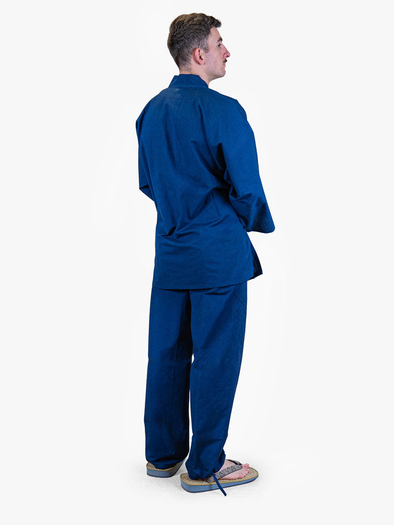 Samue Japonés Hombre – Azul Marino Entretiempo