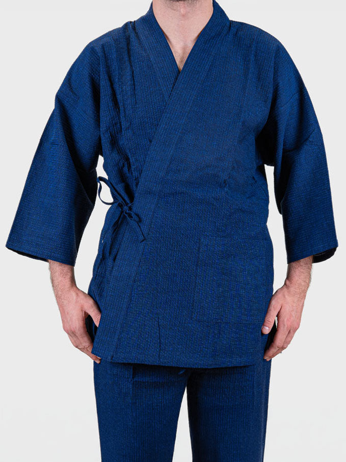 Samue Japonés Hombre – Azul Marino Verano