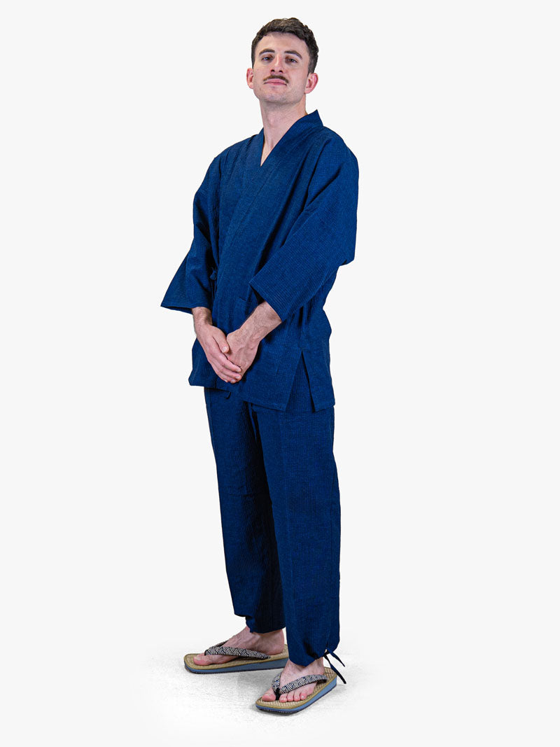 Samue Japonés Hombre – Azul Marino Verano