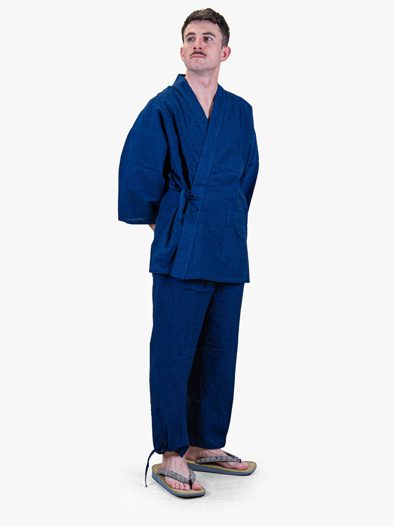 Samue Japonés Hombre – Azul Marino Verano