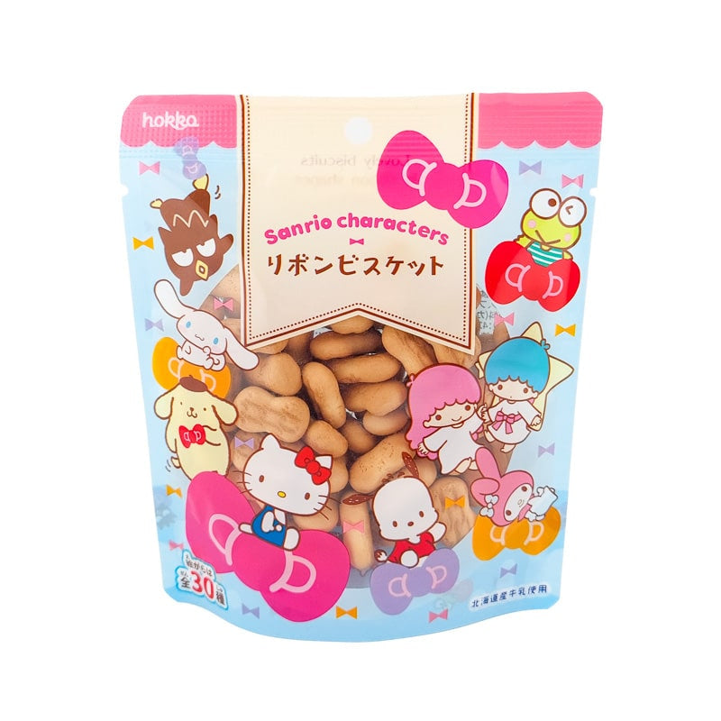 Galletas con figuras de lazo de los personajes de Sanrio