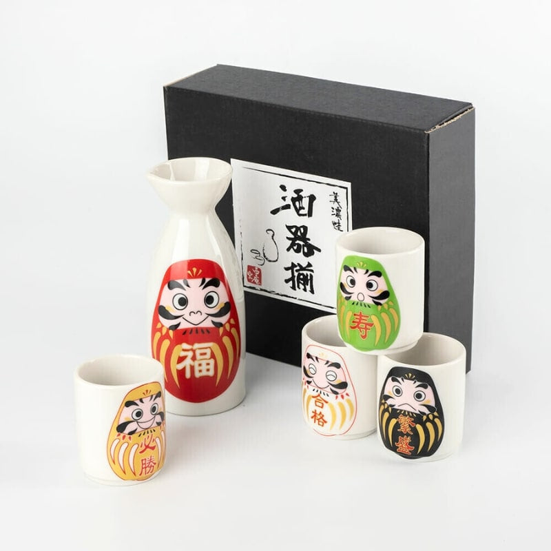 Set de sake japonés Daruma