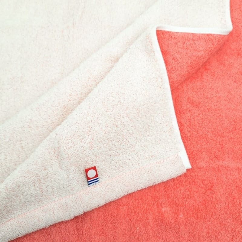 Serviette Visage Imabari Bicolore Rose