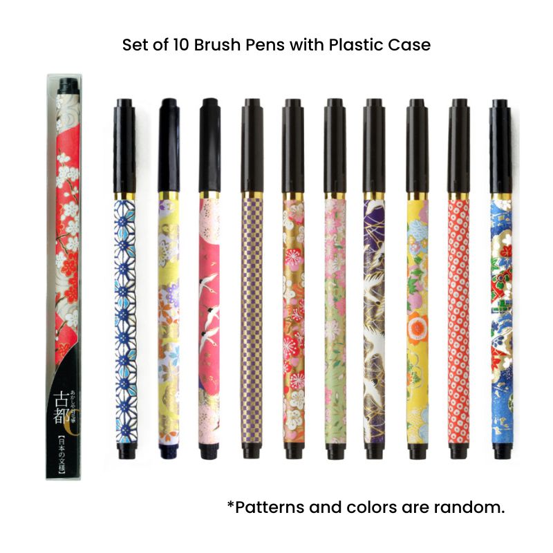 Set de 10 Rotuladores Negros Japoneses Koto