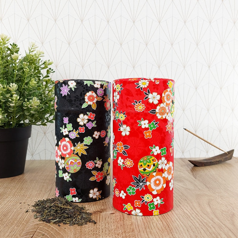 Set de 2 Latas de Té Papel Washi