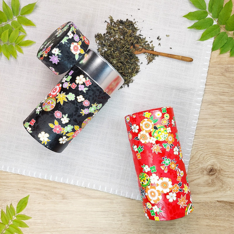 Set de 2 Latas de Té Papel Washi