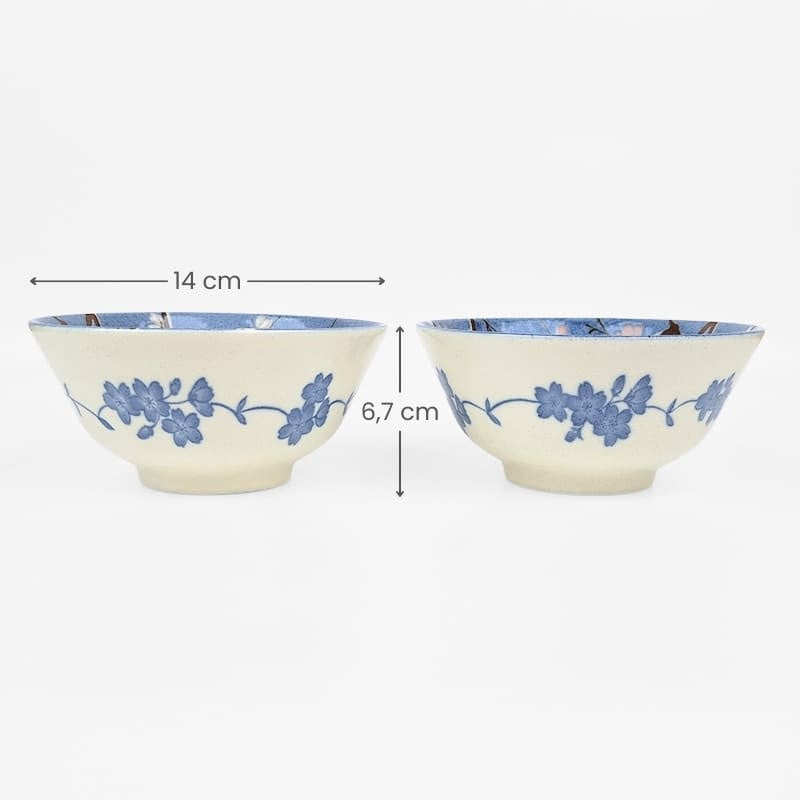 Set de Cuencos Japoneses Fuji Sakura