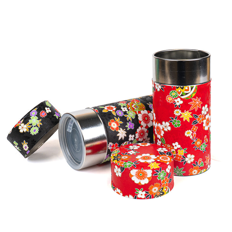 Set de Dos Latas de Té con Papel Washi