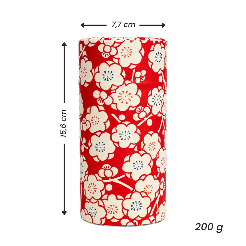 Set de Dos Latas de Té con Papel Washi - Ume