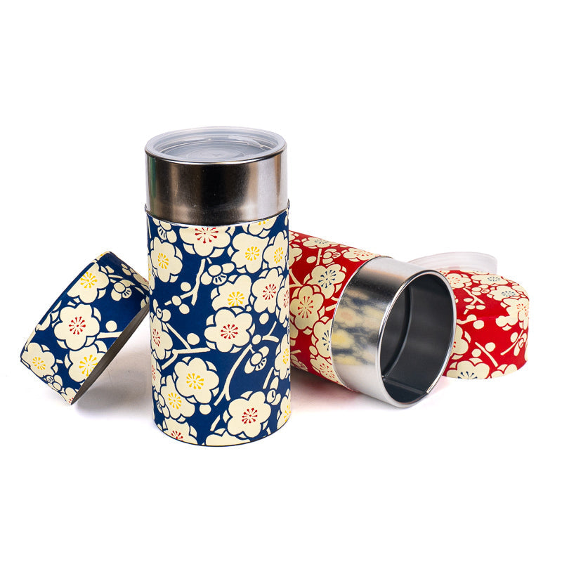 Set de Dos Latas de Té con Papel Washi - Ume