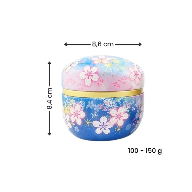 Set de Dos Latas de Té de Metal - Flores