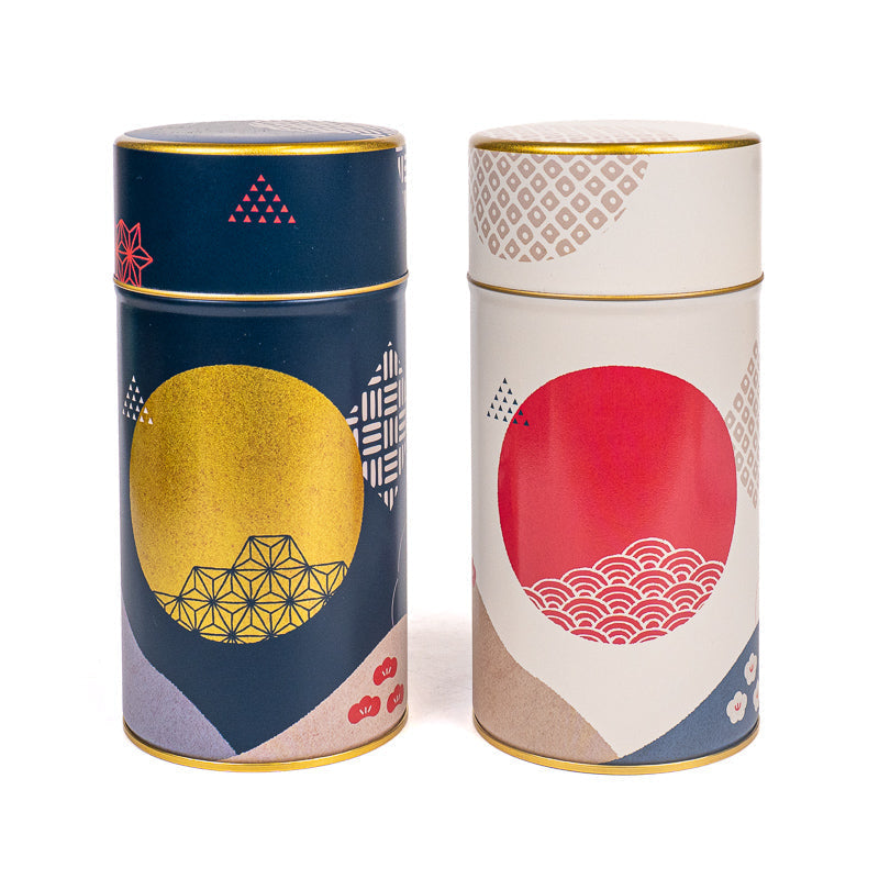 Set de Dos Latas de Té de Metal - Sol & Luna