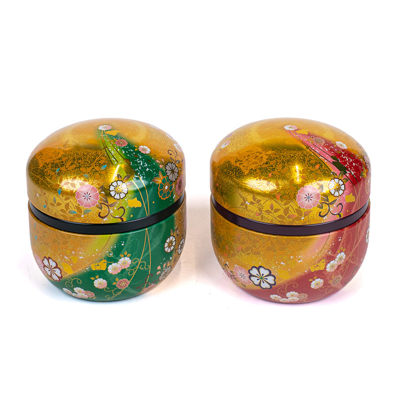 Set de Dos Latas de Té Redondas