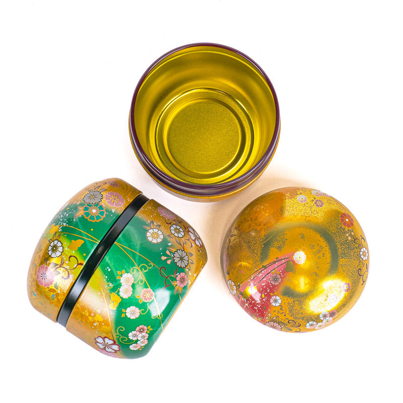 Set de Dos Latas de Té Redondas