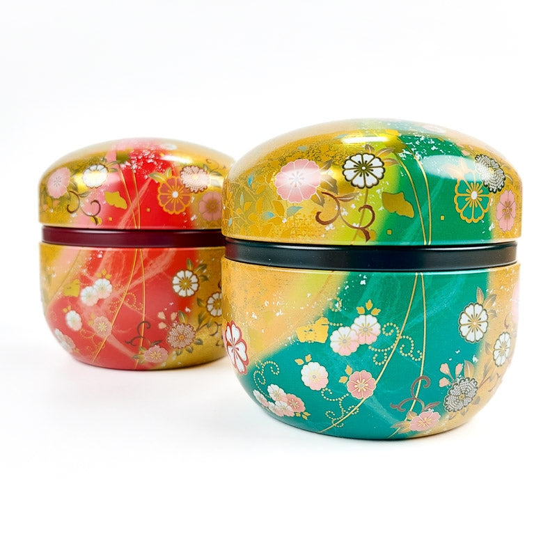Set de Dos Latas de Té Redondas