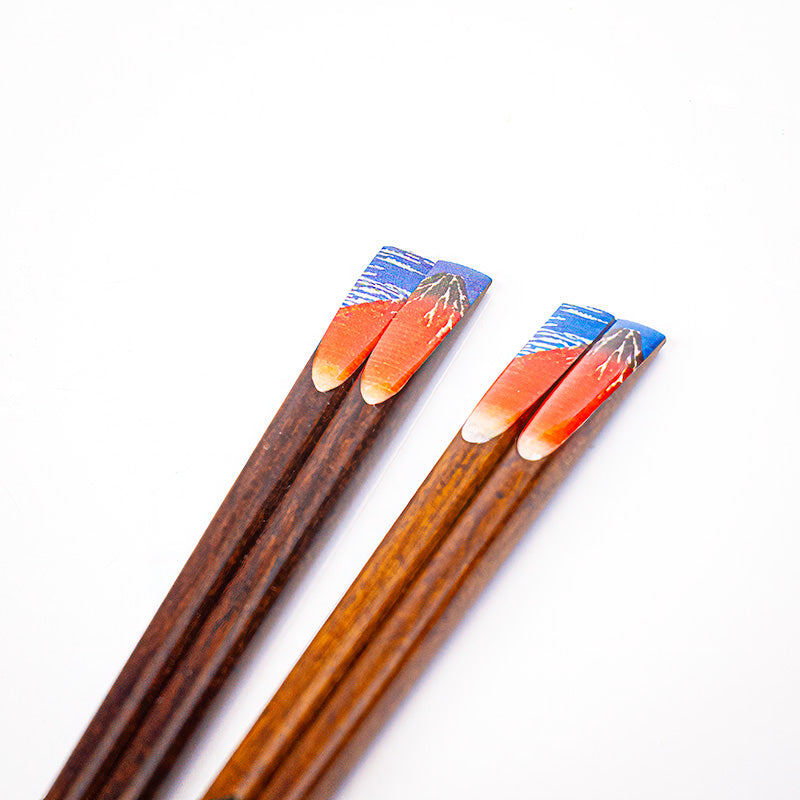 Set de Palillos Fuji Rojo con Soportes