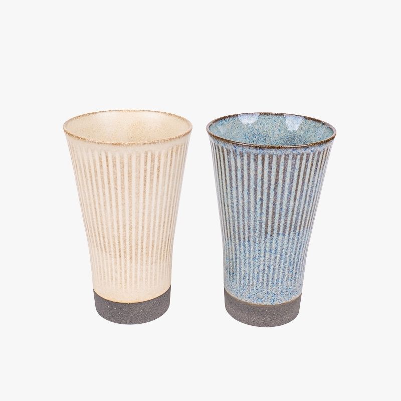 Set de regalo de 2 tazas japonesas grandes
