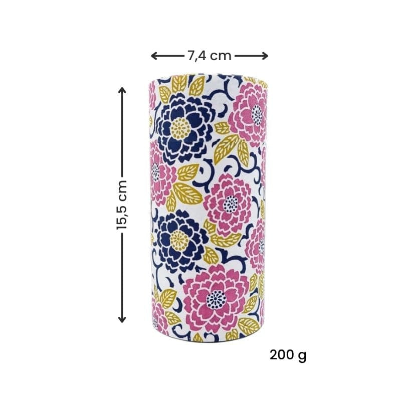 Set de Tres Latas de Té con Papel Washi - Flores