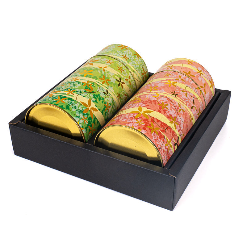 Set Dos Latas de Té - Estampado Floral