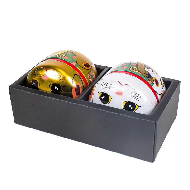 Set Dos Latas de Té - Maneki Neko