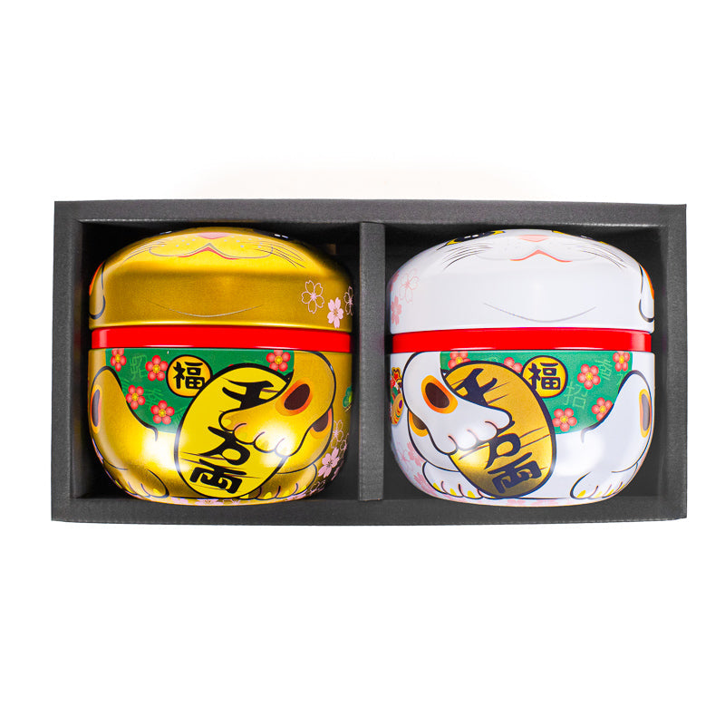 Set Dos Latas de Té - Maneki Neko