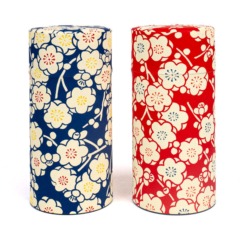 Set Dos Latas para Té con Papel Washi - Ume