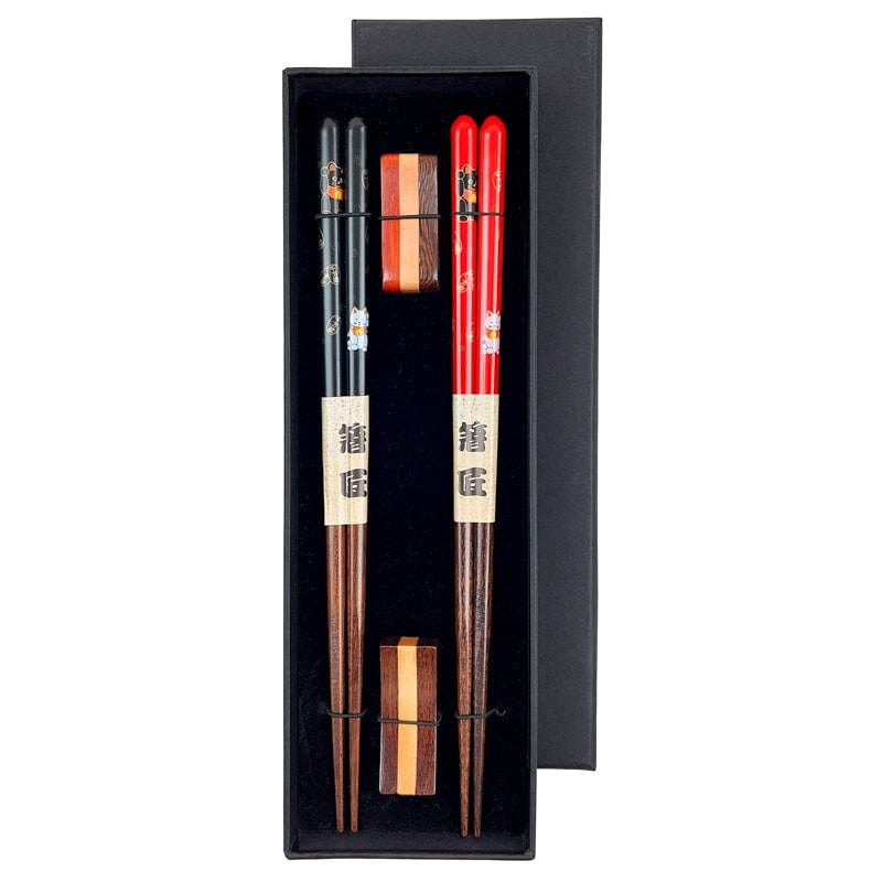 Set Palillos Japoneses Buena Suerte