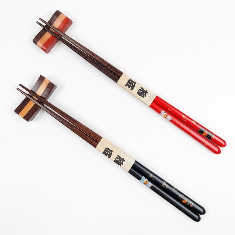 Set Palillos Japoneses Buena Suerte