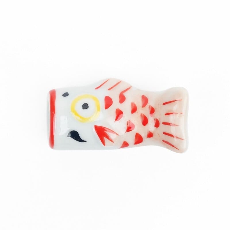 Soporte para Palillos Japoneses Koinobori Rojo