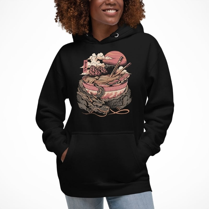 Sudadera Japonesa Dragón Ramen
