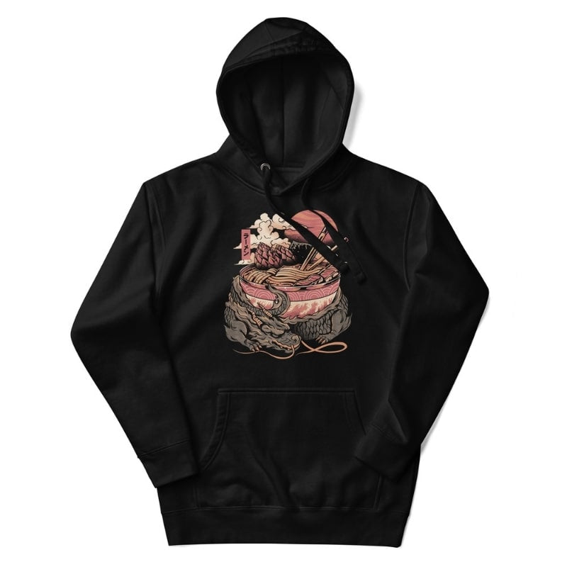 Sudadera Japonesa Dragón Ramen S