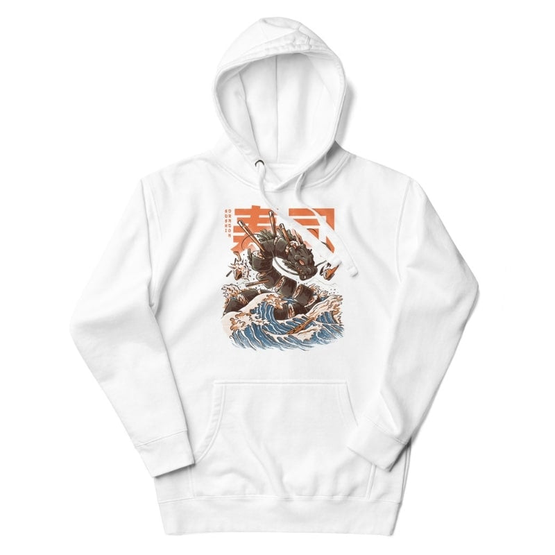 Sudadera Japonesa Dragón Sushi S