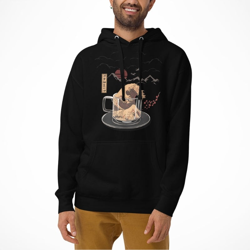 Sudadera Japonesa Kanagawa Coffee