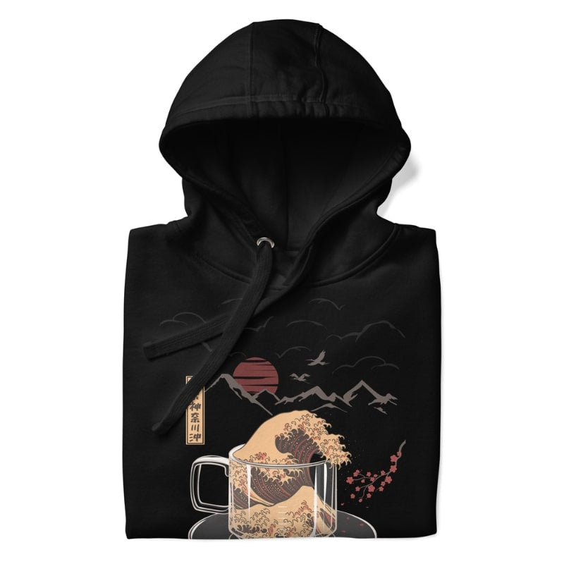 Sudadera Japonesa Kanagawa Coffee