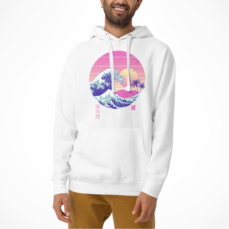 Sudadera Japonesa La Gran Ola de Vapor