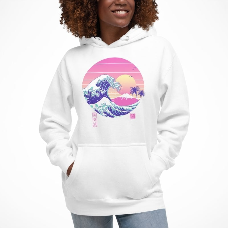 Sudadera Japonesa La Gran Ola de Vapor