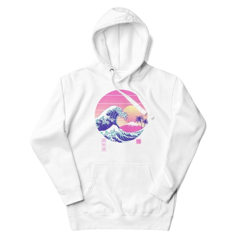 Sudadera Japonesa La Gran Ola de Vapor S