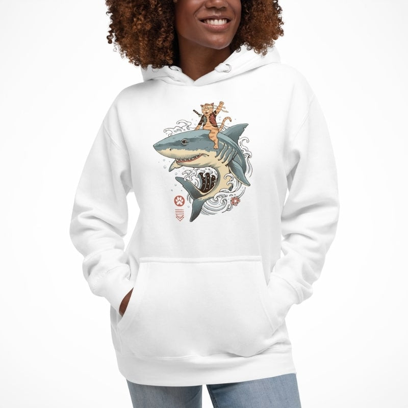 Sudadera Japonesa Neko Shark