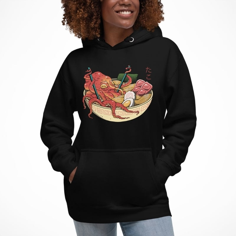 Sudadera Japonesa Pulpo Ramen