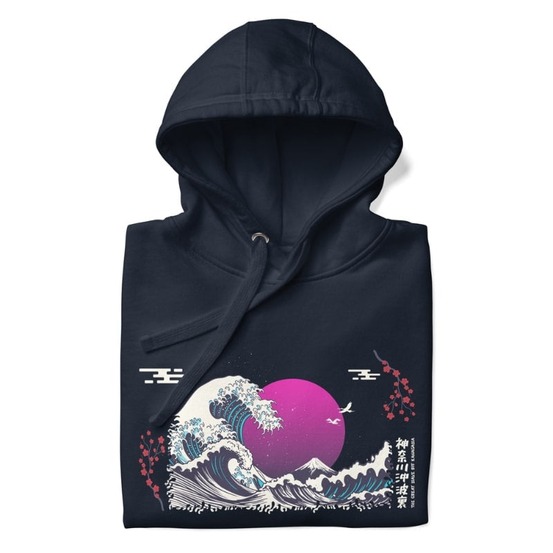 Sudadera Japonesa Purple Wave