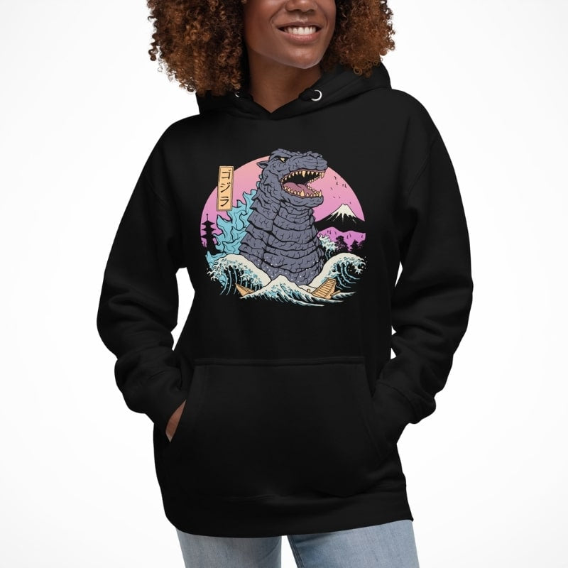 Sudadera Japonesa Retro Kaiju