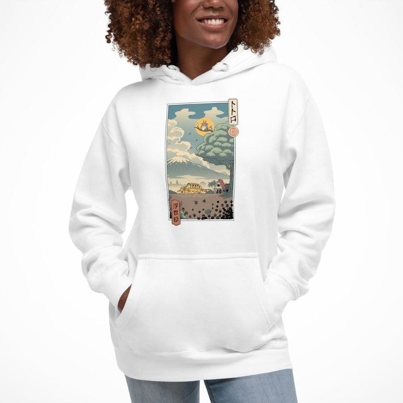 Sudadera Japonesa Ukiyo-e Guardianes del Bosque
