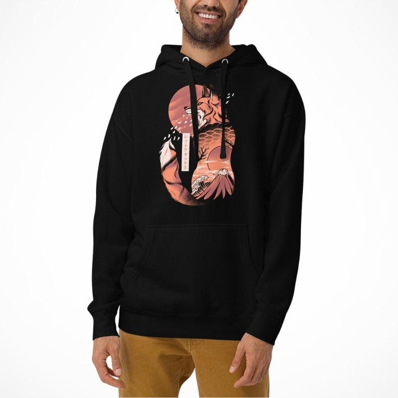 Sudadera Japonesa Zorro