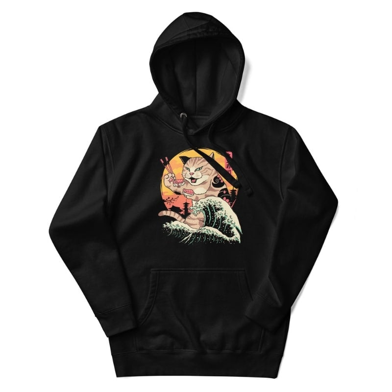 Sudadera japonesa Kaiju Neko Sushi - S